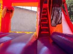 spiderman bounce house with slide Jyue-IC-050