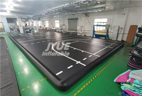 Parkour trampoline park airtrack Equipment air floor tumble track inflatable air track basketball court Jyue-SC-009