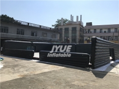 Factory Price DWF Material Inflatable Basketball Airtrack Sport Court For Trampoline Hall Arena Jyue-SC-008