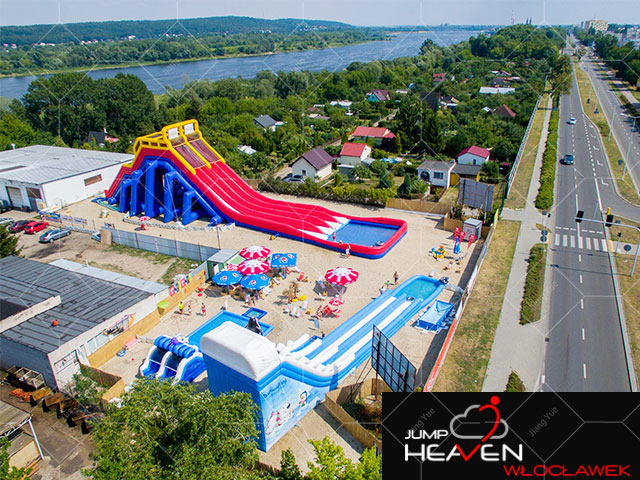 Jump Heaven Giant Inflatable  Water Slide in Poland