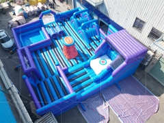 Giant Inflatable Castle Park Outdoor Inflatable Amusement Park Fun City Outdoor Trampoline Theme Park for Kids