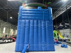 New Arrivals Palm Tree Inflatable Water Slide Inflatable Kids Slide Pool