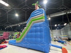 New Arrivals Palm Tree Inflatable Water Slide Inflatable Kids Slide Pool