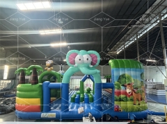 Animal Outdoor Inflatable Playground for Kids Inflatable Amusement Funcity Playground