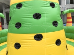 5x5x7m Hot Sale Commercial PVC Monkey Inflatable Castle Climbing Wall
