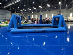 Blue Inflatable Soapy Football Field Outdoor Sport Bubble Inflatable Soccer Paintball Area