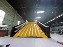 Custom Made Good Price Inflatable Zorb Ball Ramp for Sport Game Giant Hamster Ball Slide Lanes Track