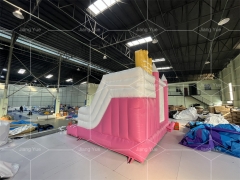 Pink Bounce House Inflatable Toys Outdoor Bouncer Kids Inflatable Bouncer Jumping Castle for Sale