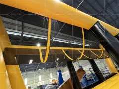 Air Tight Inflatable Zip Line Amusement Park Inflatable Slide for Kids and Adults