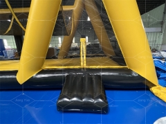 Air Tight Inflatable Zip Line Amusement Park Inflatable Slide for Kids and Adults