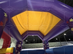 New Cheap Star Bouncer Wholesale Kids Small Indoor Air Jumping Combo Moon Inflatable Bounce House for Sale