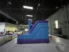 New Design Blue Bouncer Playhouse Outdoor Inflatable Bounce Jumping Castle With Slide