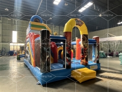 Commercial Party Inflatable Avengers Moon Adult Grade Bouncer Bouncy Castle Bounce House With Blower