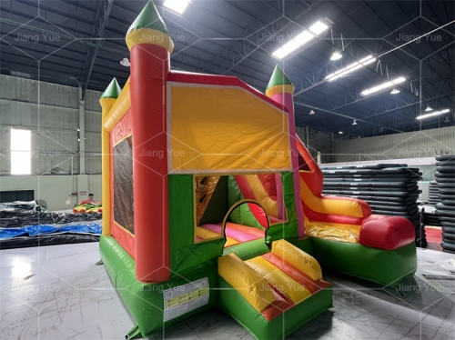 Outdoor Inflatable Jumping Castle with Slide Combo Bounce House for Kids