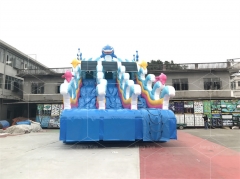 Shark Blow Up Slide For Inground Pool