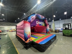 Dance Party Bounce House Dome Disco Inflatable Jumper Tent Bouncy Castles for Kids