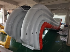 Custom Durable Tarpaulin PVC Inflatable Yacht Boat Water Slide for Sale