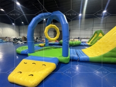 Floating Water Park Pool Fun Air Tight Inflatable Obstacle Course for Lake