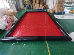 PVC Material Inflatable Car Wash Mats Water Containment Mat For Car Wash And Mobile Detailing