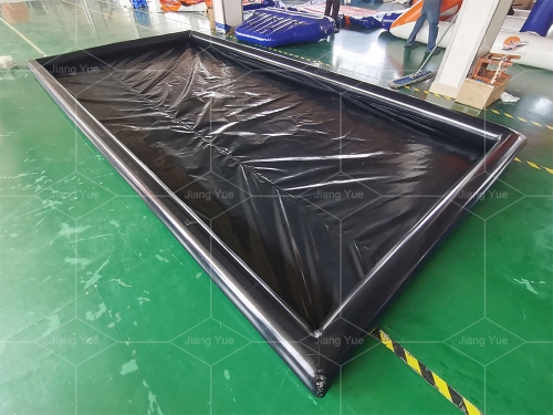 Customized Airtight Pvc Tarpaulin Portable Inflatable Vehicle Wash Mat