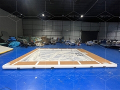 Portable Inflatable Floating Ocean Sea Yacht Swimming Pool With Anti Jellyfish Net