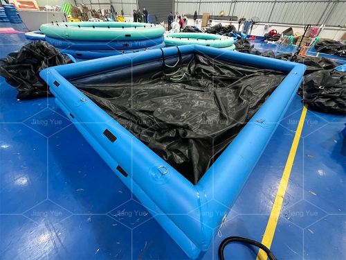 Portable PVC Tube Inflatable Anti-Jellyfish Swimming Pool Yacht Inflatable Sea Pool with Net