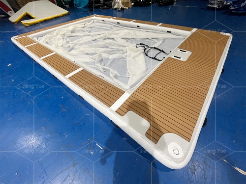 Portable Inflatable Floating Ocean Sea Yacht Swimming Pool With Anti Jellyfish Net