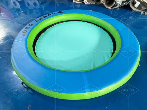 Floating Water Hammock Lounger Pool Inflatable Water Hammock with Mesh Center for Recreation