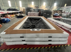 Yacht Floating Pool Inflatable Sea Pool with Net