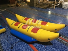 Water Fun Park 6 Seats Towable Double Flying Fish Inflatable Bananas Boat