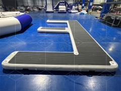 Inflatable Floating Platform Swimming Water Island Jet Ski Dock Mat Dwf Material for Sale