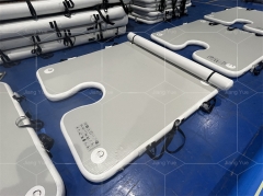 Custom Shape Drop Stitch Inflatable Water Platform Motor Boat Jetski Floating Dock U Shape Water Island