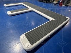 Inflatable Floating Platform Swimming Water Island Jet Ski Dock Mat Dwf Material for Sale