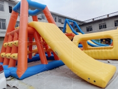 Commercial Water Slide Floating Water Slide Inflatable Pool For Sale