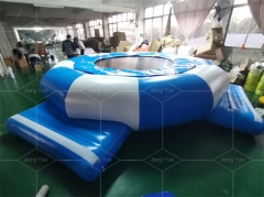 Outdoor Aqua Park Water Sports 5M Floating Inflatable Kids Water Jumping Trampoline Game