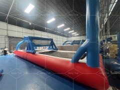 0.9mm PVC Inflatable Water Beach Volleyball Trampoline Field for Sale
