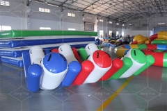 Commercial PVC Floating Sport Games for Lake Inflatable Water Park Toys Inflatable Water Seesaw for Sale