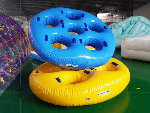 Factory Supply Water Park Tube Four Person Water Slide Tubes Inflatable Cloverleaf Tube