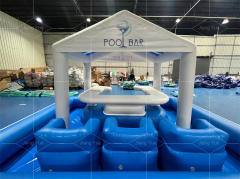 Inflatable Pool Bar With Seats